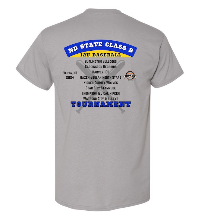 12U Class B State Baseball Tournament T-shirt