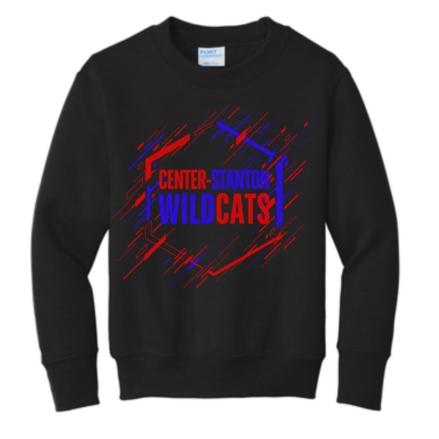 YOUTH Center-Stanton Hexagon Crewneck Sweatshirt