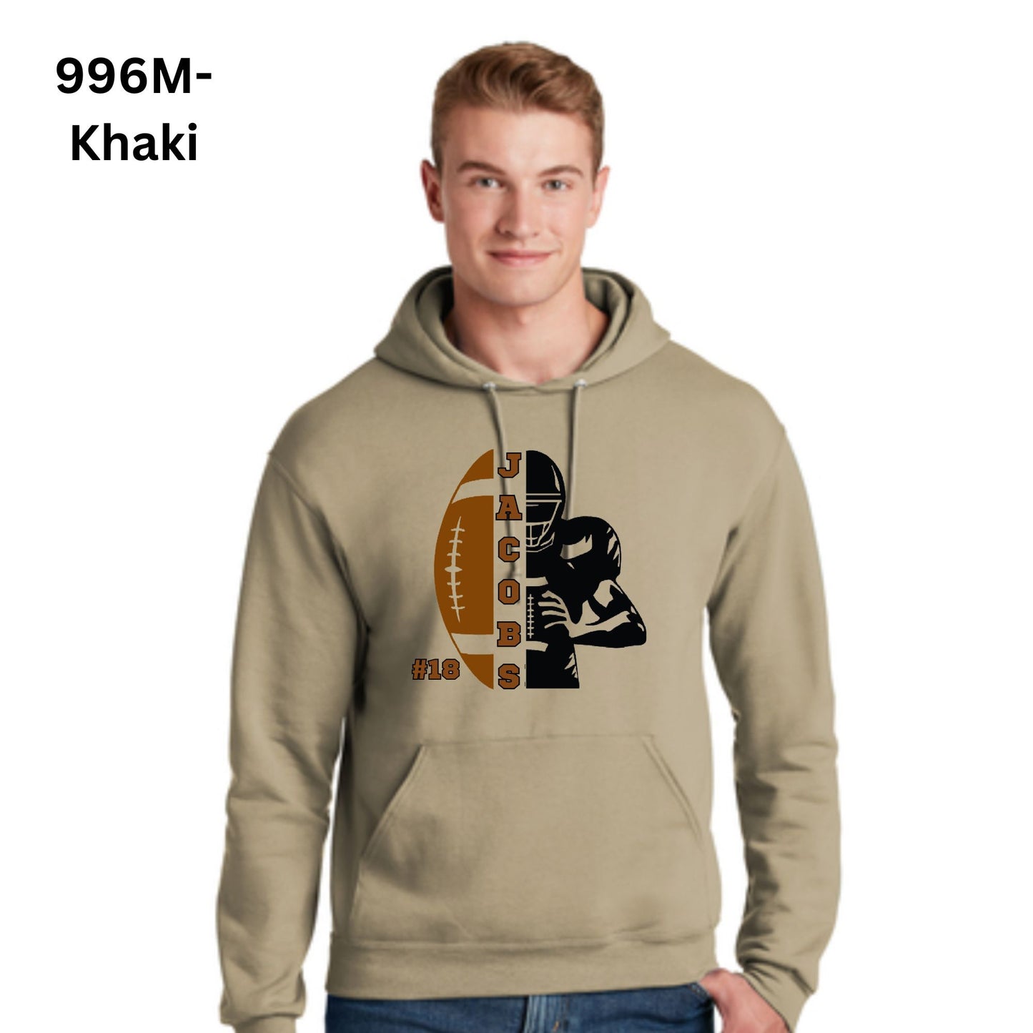 PERSONALIZED Football Hoodies-178