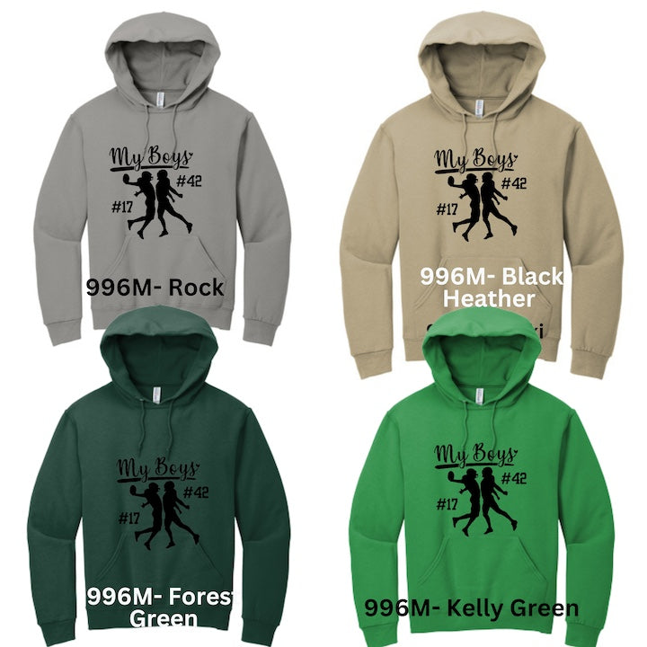Customizable TWO (Brothers) Football Players Hoodies-207