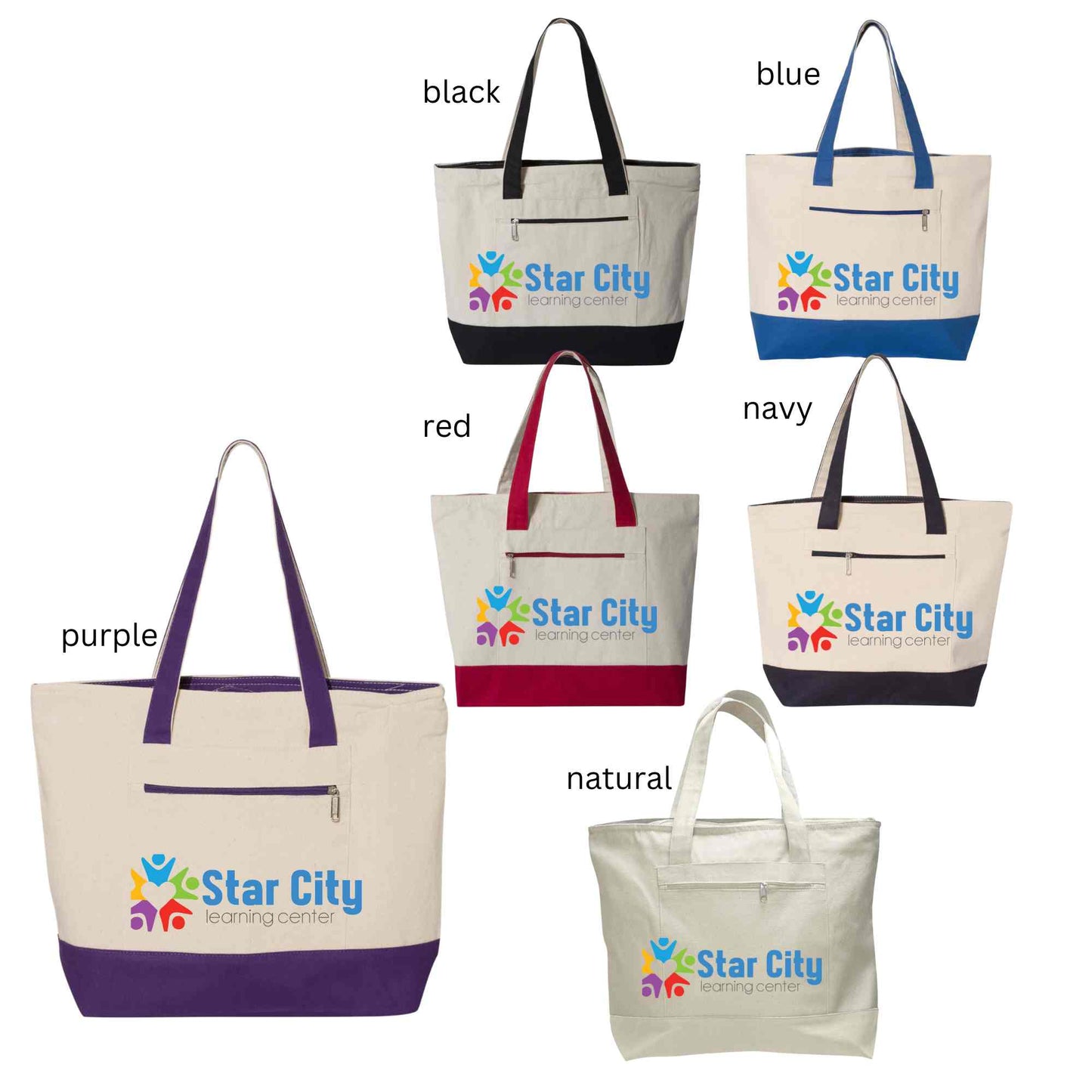 Star City 19L Zippered Tote