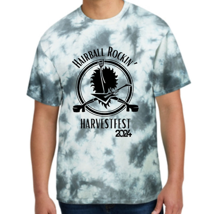 2024 Hazen HarvestFest Hairball Tie-Dye T-shirt