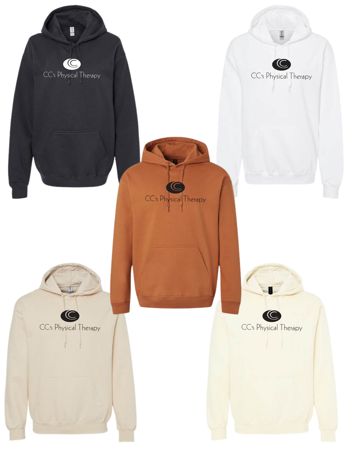 CC's Physical Therapy Midweight Hooded Sweatshirt