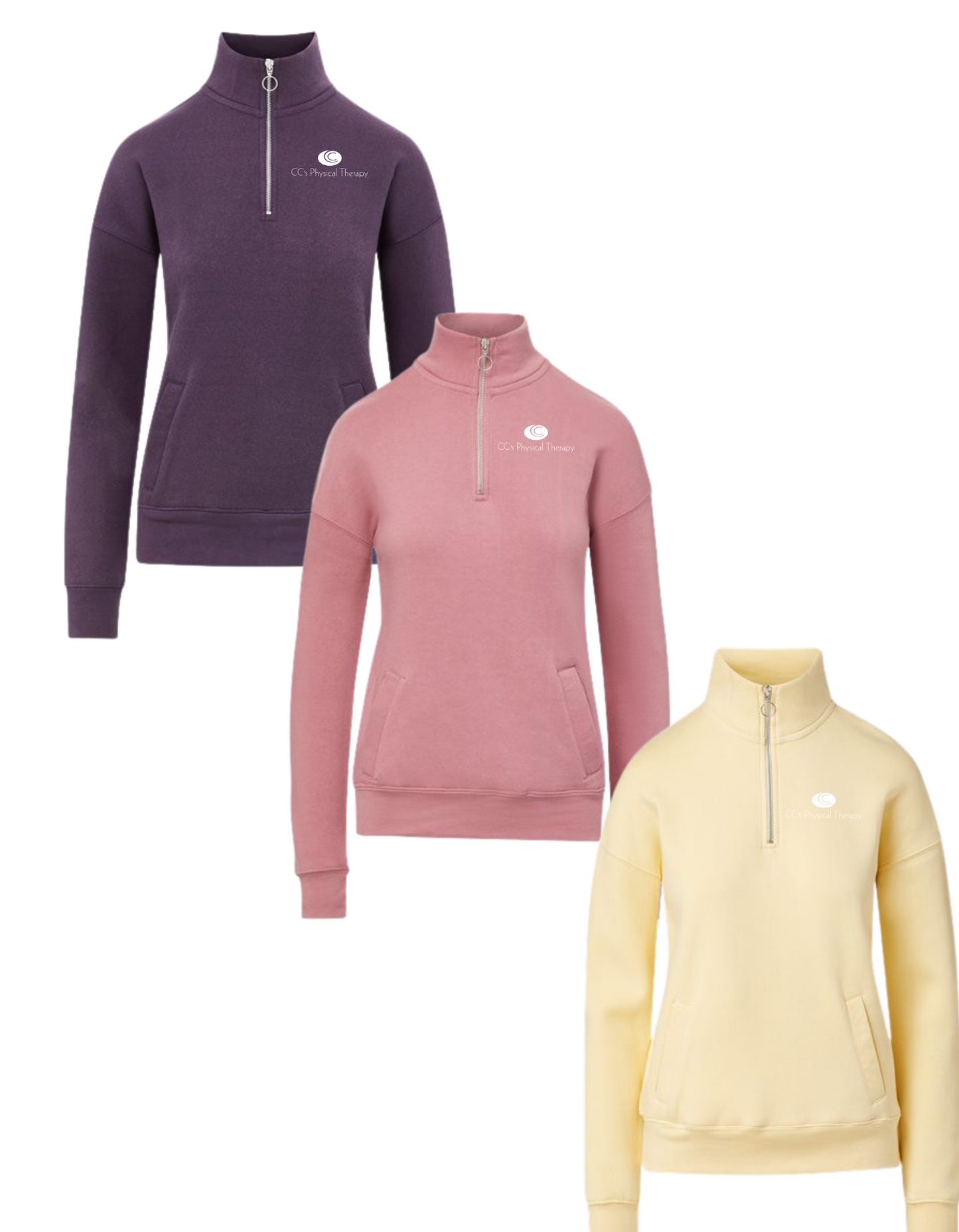 CC's Physical Therapy Quarter Zip Sweatshirt