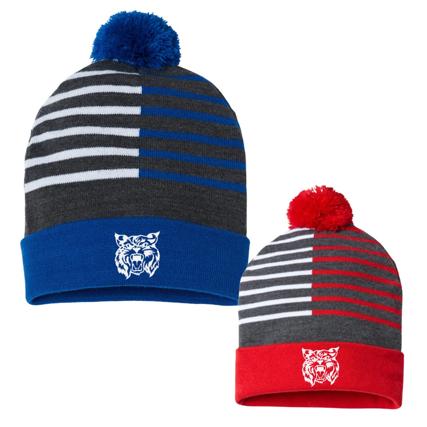 USA-Made Half Color Beanie-512