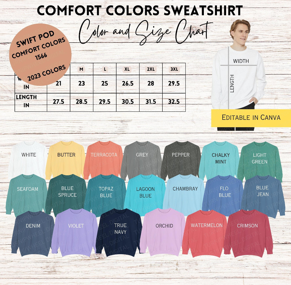 Comfort Colors Crew 1566
