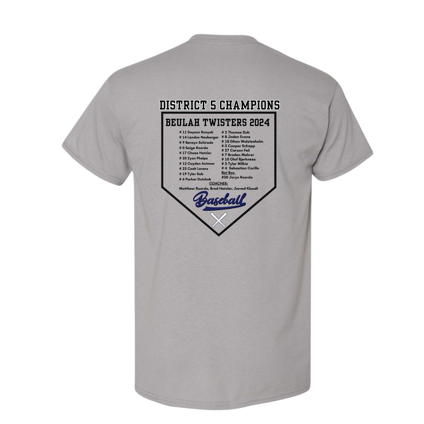 Back to Back District 5 Babe Ruth T-shirt