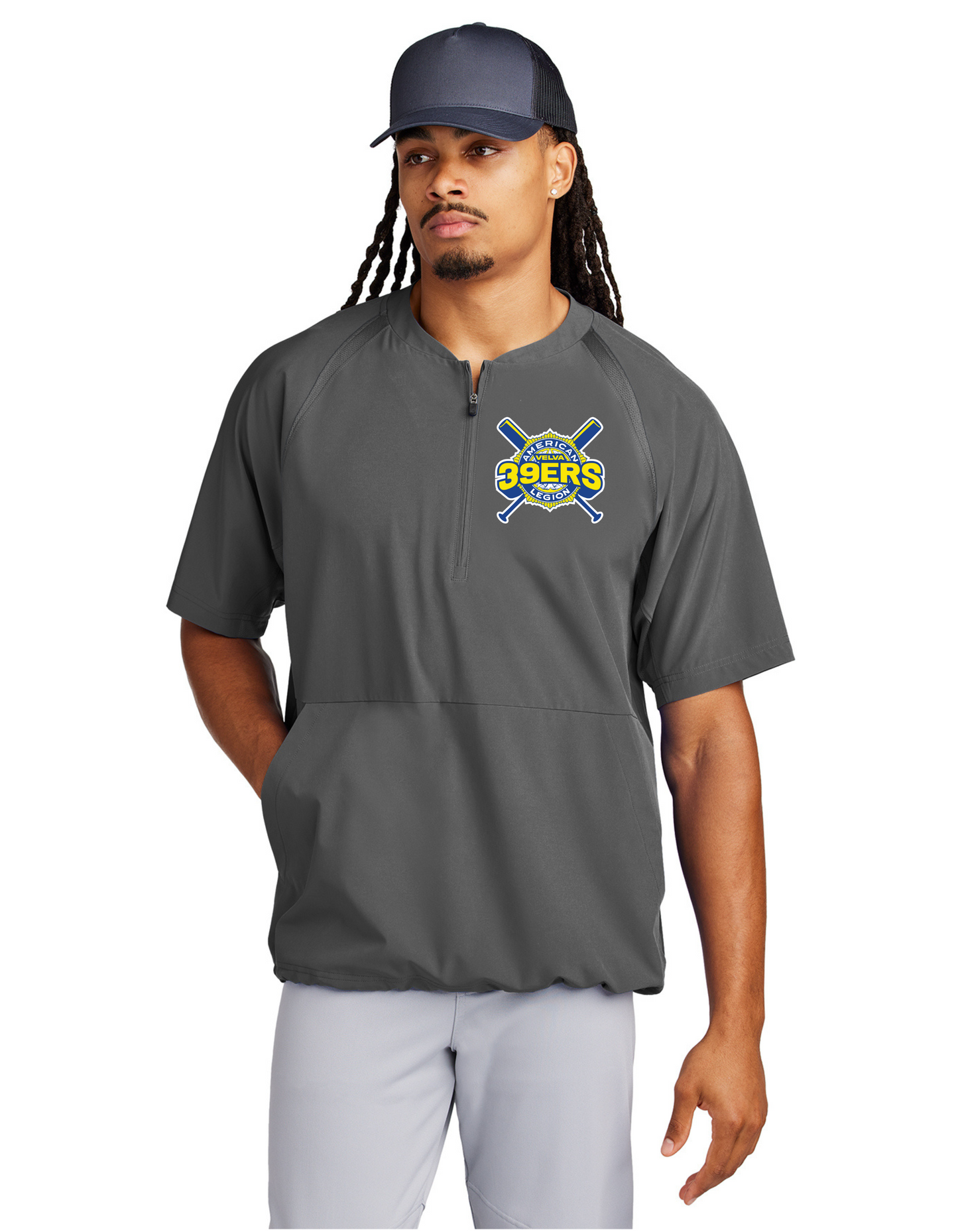 Sport-Tek® Repeat 1/2-Zip Short Sleeve Jacket