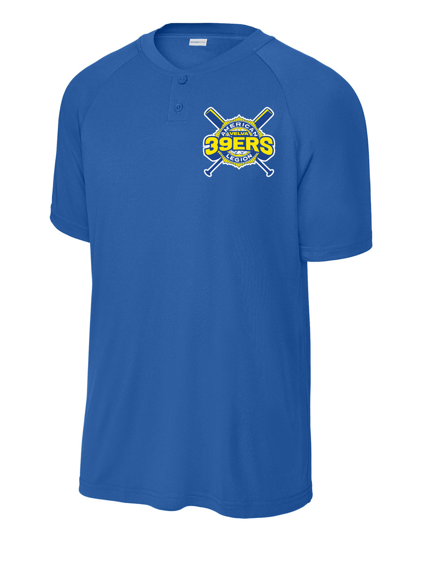 Sport-Tek PosiCharge 2 Button Henley
