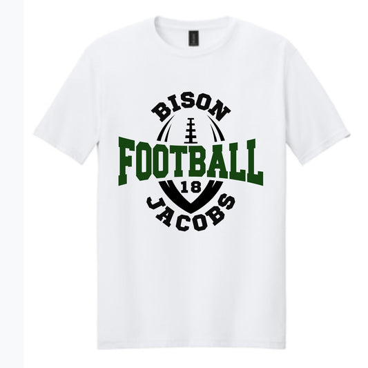Personalized Hazen Bison Football-148