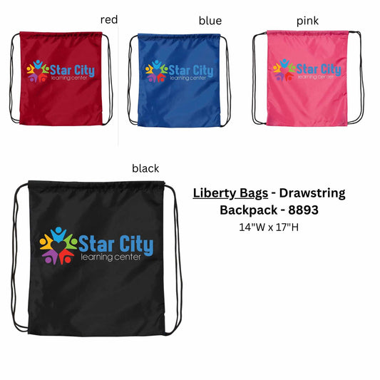 Star City Drawstring Nylon Bag