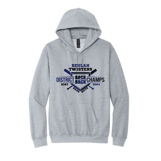 Back to Back District 5 Babe Ruth HOODIE
