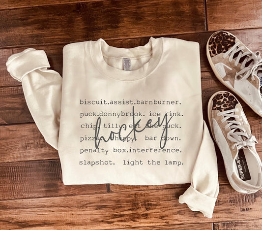 Hockey Crew Sweatshirt