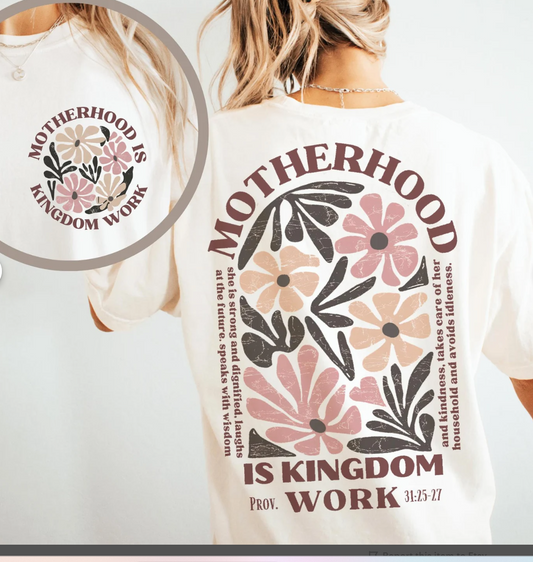Motherhood is Kingdom Work