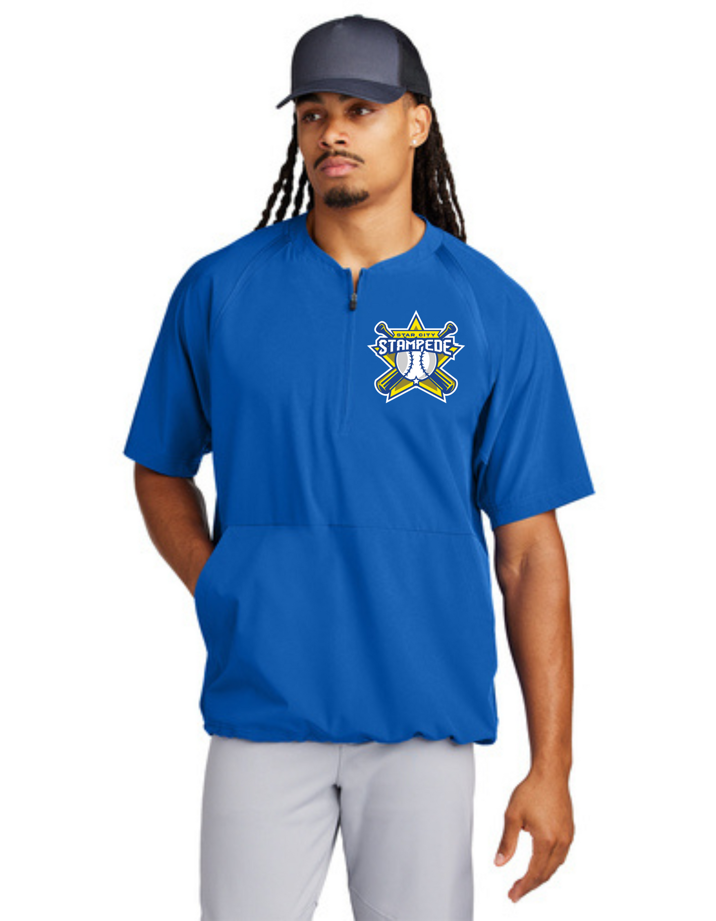 Sport-Tek® Repeat 1/2-Zip Short Sleeve Jacket