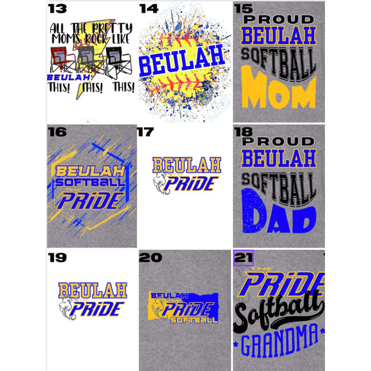 BEULAH Pride Softball Apparel