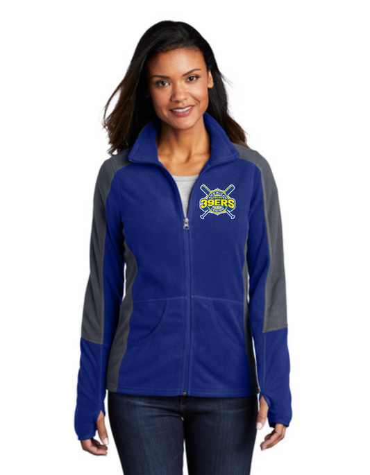 Port Authority® Ladies Colorblock Microfleece Jacket